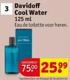 Davidoff - Cool Water 125 ml Eau de toilette voor heren