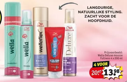 Wella - Deluxe mousse Fullness