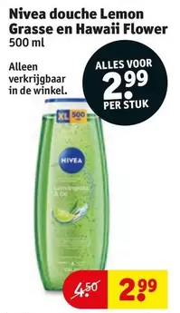 Nivea - douche Lemon Grasse en Hawaii Flower
