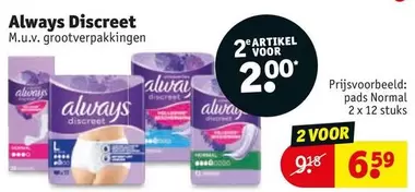 Always - Discreet pads Normal