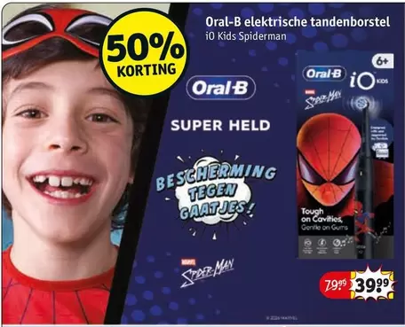 Oral-B - elektrische tandenborstel iO Kids Spiderman