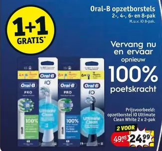 Oral-B -  opzetborstels