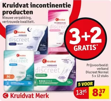max - Kruidvat incontinentie producten
