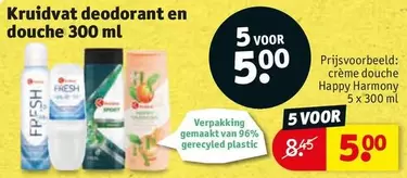 Happy - Kruidvat deodorant en douche