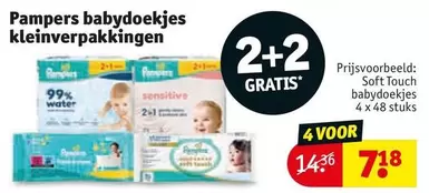 Pampers - Babydoekjes Kleinverpakkingen