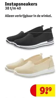 De - Instapsneakers
