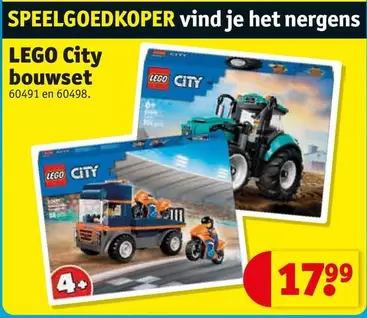 Lego - LEGO City bou set 60491 en 60498