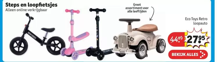 Speed - Steps en loopfietsjes
