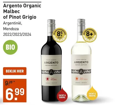 Bio - Argento Organic Malbec of Pinot Grigio