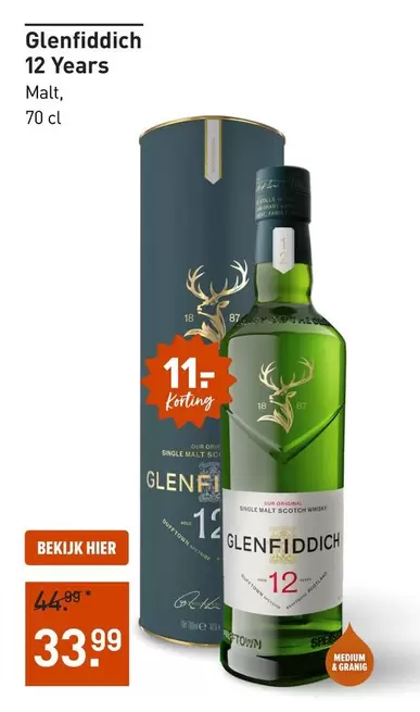 glenfiddich - Glenfiddich 12 Years Malt