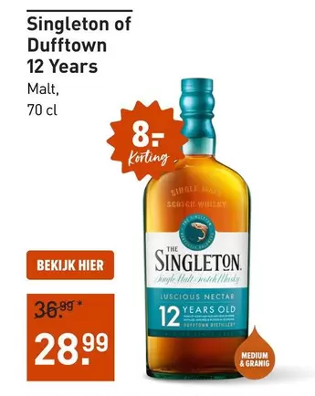 Medium - Singleton of Dufftown 12 Years