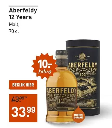 Medium - Aberfeldy 12 Years Malt