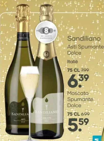 De - Asti Spumante Dolce, Moscato Spumante Dolce