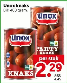 Unox knaks