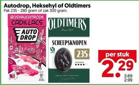 Autodrop, Heksehyl of Oldtimers