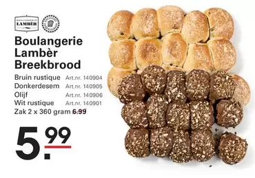 Bruin - Boulangerie Lambèr Breekbrood
