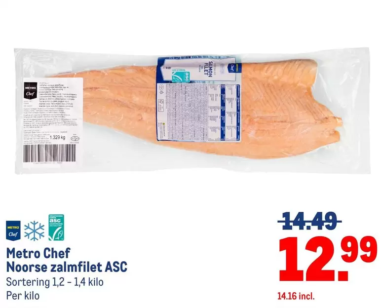Chef - Noorse zalmfilet ASC