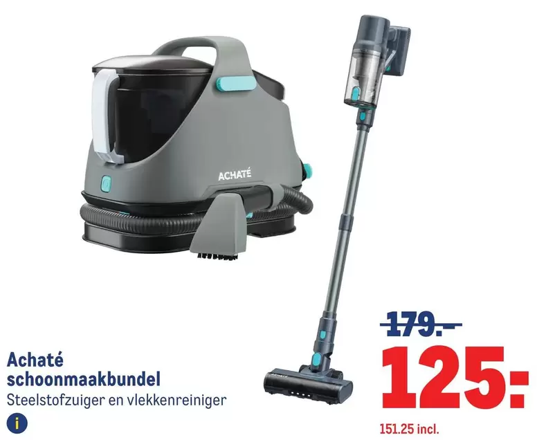 schoonmaakbundel Steelstofzuiger en vlekkenreiniger