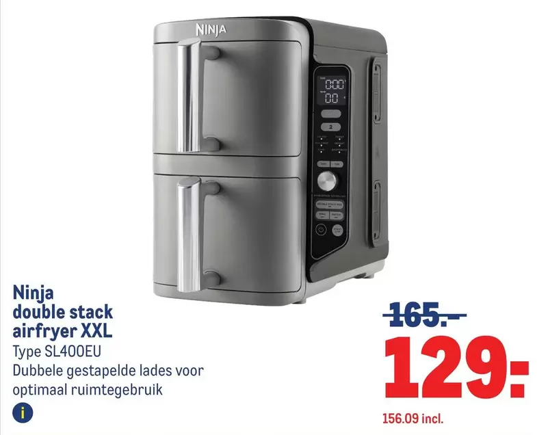 ninja - double stack airfryer XXL