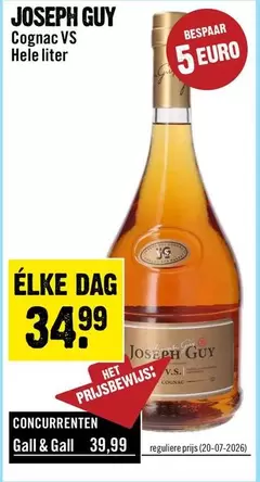 Euro - Cognac VS Hele liter
