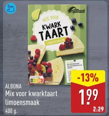 MI - Mix voor kwarktaart limoensmaak