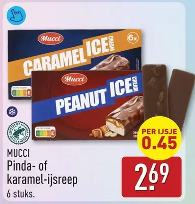 Ice - Pinda- of karamel-ijsreep
