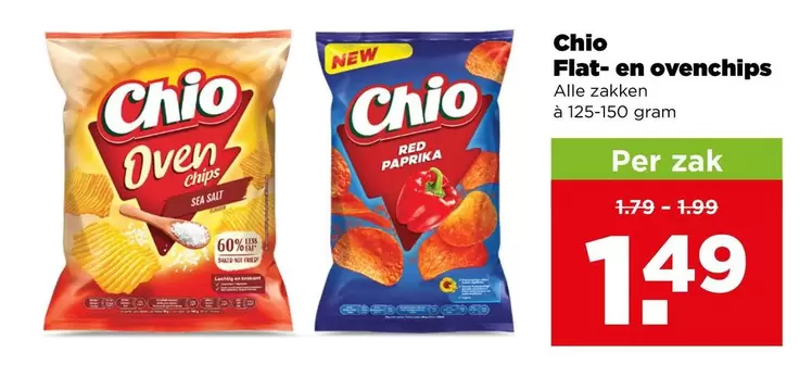 RED - Flat- en ovenchips