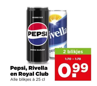 pepsi - Pepsi, Rivella en Royal Club