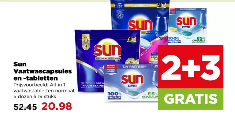 Sun - Vaatwascapsules en -tabletten