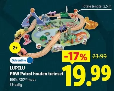 Paw Patrol - PAW Patrol houten treinset