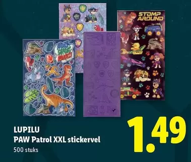 Paw Patrol - PAW Patrol XXL stickervel