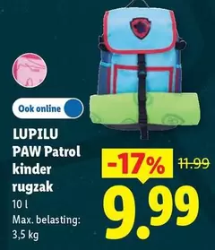 Kinder - PAW Patrol kinder rugzak