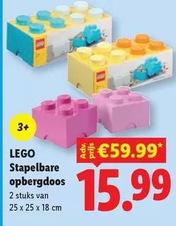 Lego - Stapelbare opbergdoos