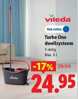 Vileda - Turbo One dweilsysteem