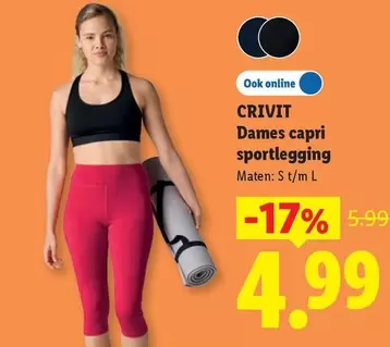 Capri - Dames capri sportlegging