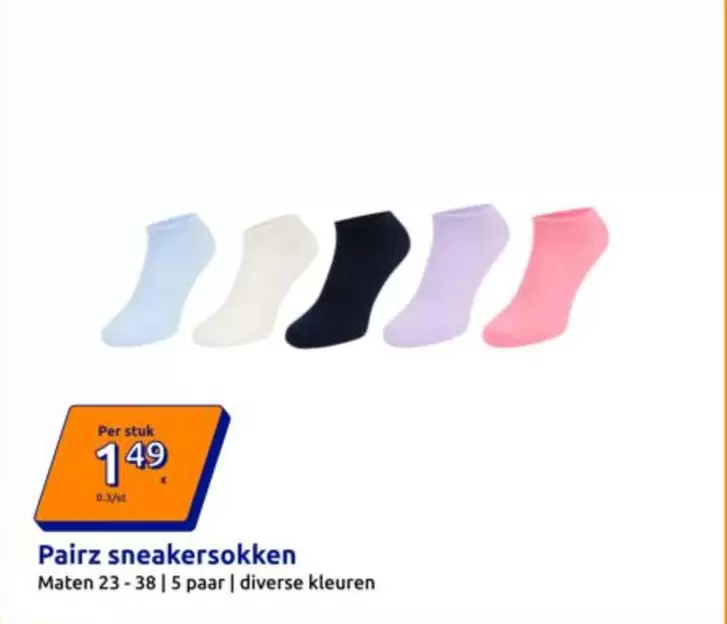 Pairz sneakersokken