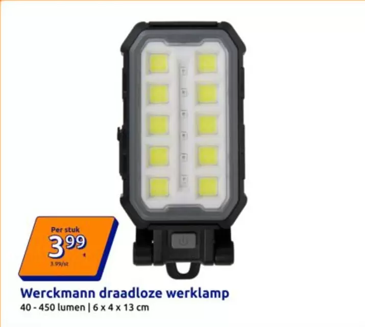 Draadloze werkLlamp