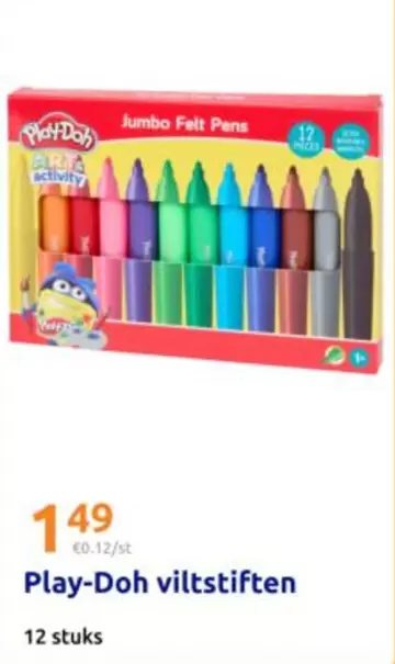 Play-Doh - Jumbo Felt Pens