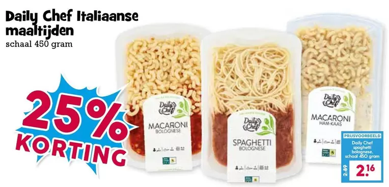Chef - Italiaanse maaltijden
