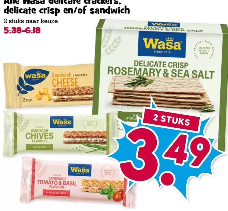 Wasa - Delicate crisp crackers