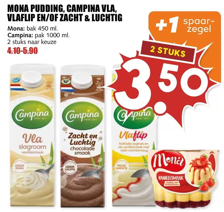 Mona Pudding, Campina Vla, Vlaflip