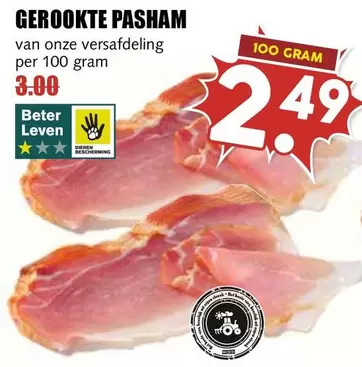 GEROOKTE PASHAM