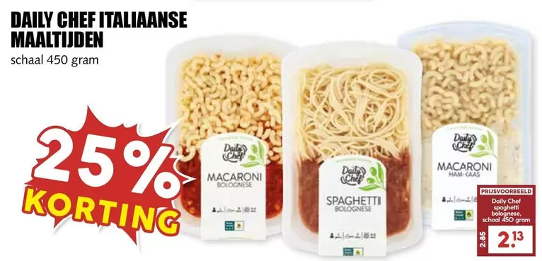 Chef - ITALIAANSE MAALTIJDEN