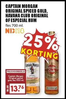 Club - ORIGINAL SPICED GOLD, ORIGINAL OF ESPECIAL RUM
