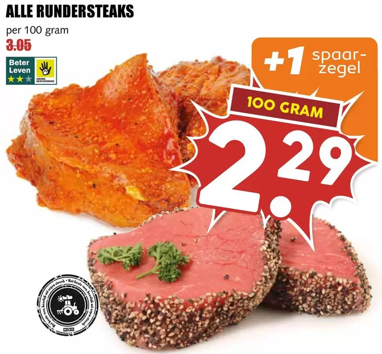 RUNDERSTEAKS