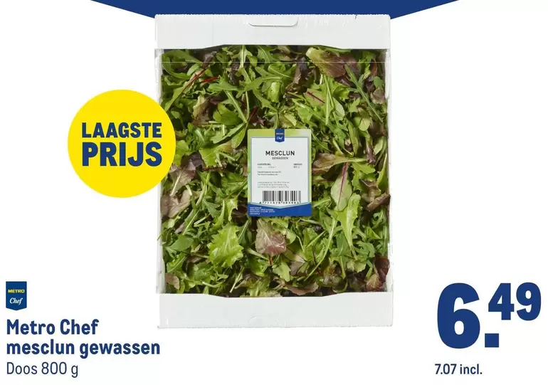 Chef - Mesclun Gewassen