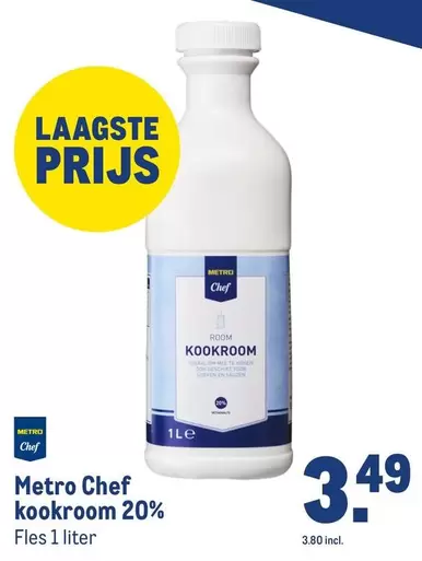 Chef - Metro kookroom 20%