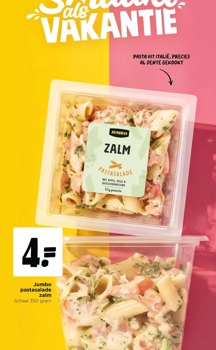 Jumbo - pastasalade zalm