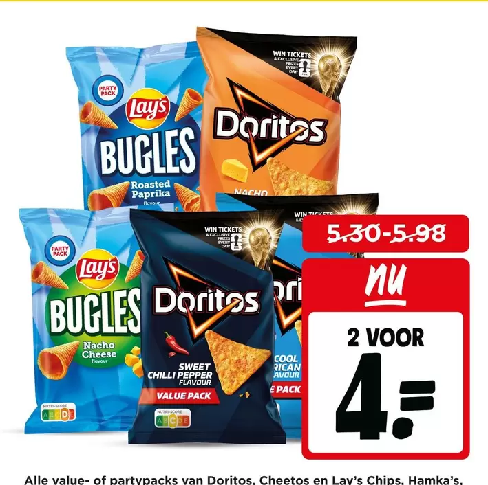 doritos - Bugles, Doritos, Cheetos