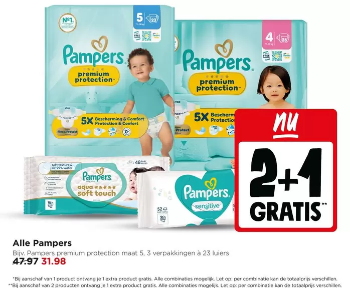 Pampers - Premium Protection Diapers